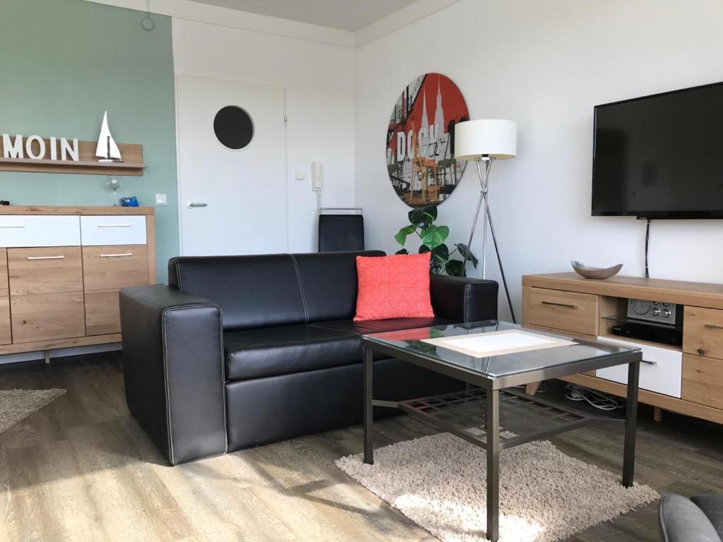 Penthouse Ferienwohnung Auszeit, Gerne Mit Hund, Wlan Inkl. Лабё Экстерьер фото